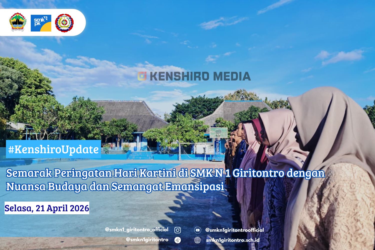 Semarak Peringatan Hari Kartini di SMK N 1 Giritontro dengan Nuansa Budaya dan Semangat Emansipasi